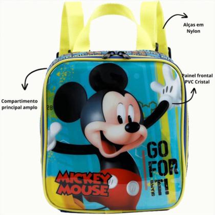 Imagem de Lancheira Térmica Mickey Mouse Disney Escolar Infantil Xeryus