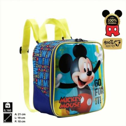 Imagem de Lancheira Térmica Mickey Mouse Disney Escolar Infantil Xeryus