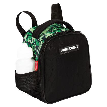 Imagem de Lancheira Térmica Minecraft Creeper Infantil Passeio Escolar