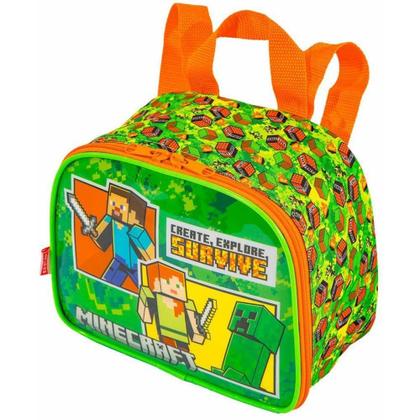 Imagem de Lancheira Termica Minecraft Survive MAO/COSTAS