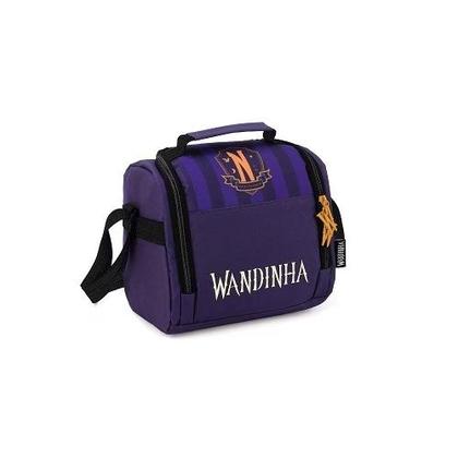 Imagem de Lancheira Térmica Wandinha Addams Nevermore Roxo Original