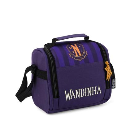Imagem de Lancheira Térmica Wandinha Escolar Passeio Família Addams