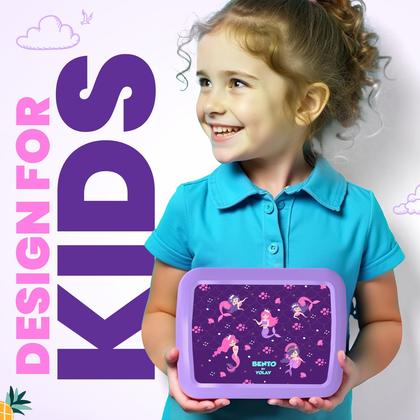 Imagem de Lancheira YOLAY Bento Box para crianças com 5 compartimentos à prova de vazamentos