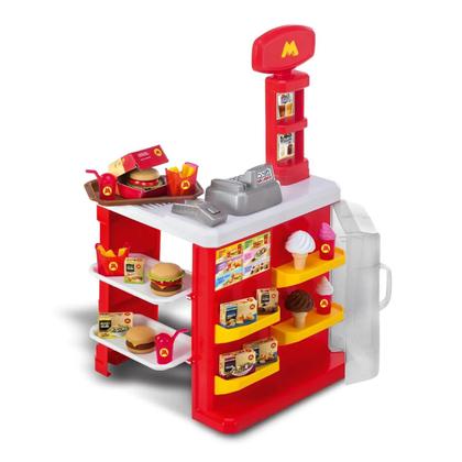Imagem de Lanchonete completa fast food infantil c/ acessorios - magic toys