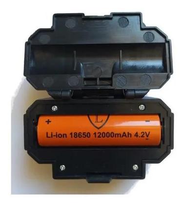 Imagem de Lanterna 3 Led T6 1800l Luz Branca Cabeça Tatica Recarrega 8514