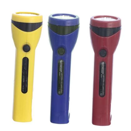 Lanterna 3 Leds Recarregável Bivolt EL-76N Azul - Western