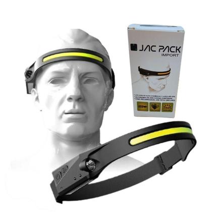 Imagem de Lanterna Cabeça Recarregavel Profissional Led Testa Capacete Led Usb