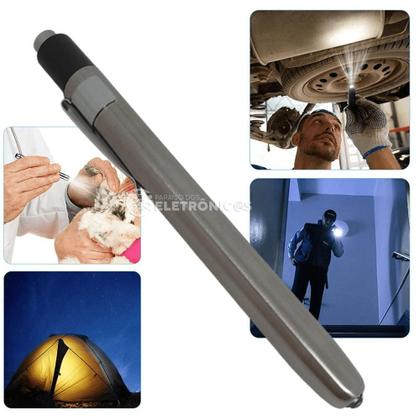 Imagem de Lanterna Clinica Luz Led Branco Quente Penlight Estilo Caneta Para Oculista, Dentista e Petshops Luz B706