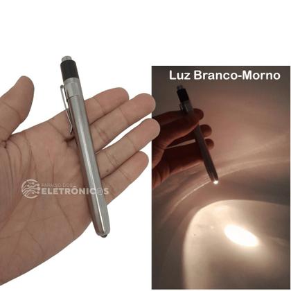 Imagem de Lanterna Clinica Luz Led Branco Quente Penlight Estilo Caneta Para Oculista, Dentista e Petshops Luz B706