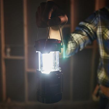 Imagem de Lanterna de acampamento Eveready LED recarregável, pacote com 4 unidades, preta