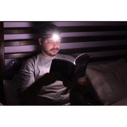 Imagem de Lanterna De Cabeça 7 Led Testa Para Leitura Caça Pesca