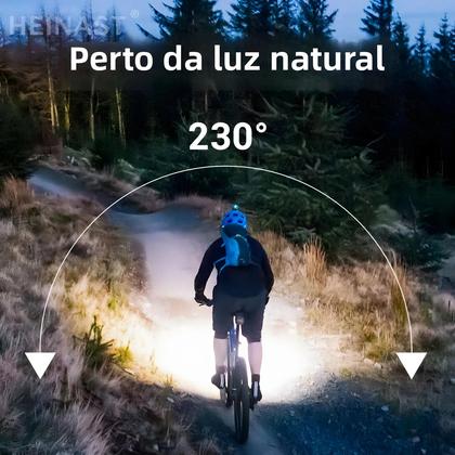 Imagem de Lanterna De Cabeça LED COB Recarregável Com Sensor, Bateria Integrada, 5 Modos, Lanterna De Indução