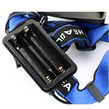 Imagem de Lanterna de CABEÇA Tática Cree Led com Zoom Recarregável Veicular