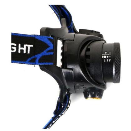 Imagem de Lanterna de CABEÇA Tática Cree Led com Zoom Recarregável Veicular