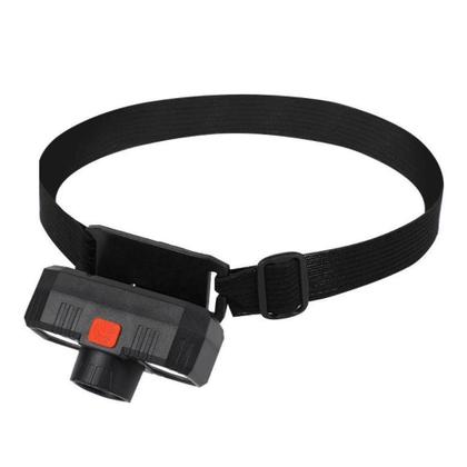 Imagem de Lanterna de cabeca triplo led recarregavel usb 3 lampadas farol capacete trilha camping multiuso potente