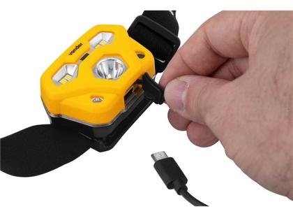 Imagem de Lanterna De Led Para Cabeça Recarregável LCV 400 Vonder Trilha camping escalada corrida