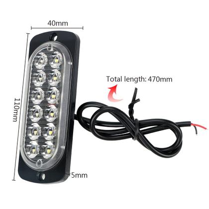 Imagem de LANTERNA DE LED PARA SINALIZAÇÃO/ESTROBO 18W Cor da Iluminação BRANCA