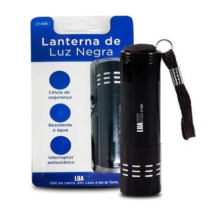 Imagem de Lanterna de Luz Negra Ultravioleta Preto Luatek LT-405