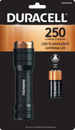 Imagem de Lanterna De Mão Estrutura Aeronáutica Em alumínio De Led 250 Lúmens Duracell 8234-DF250