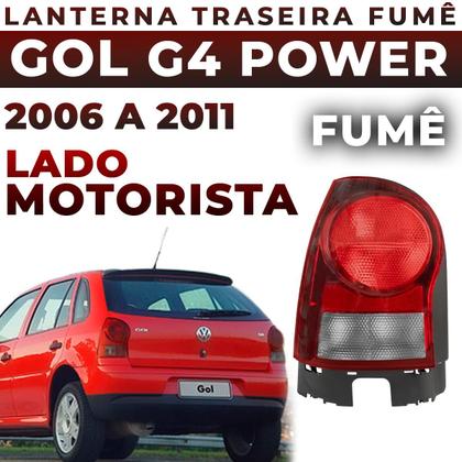 Imagem de Lanterna Gol G4 Power Fumê 2006 2007 2008 2009 2010 2011