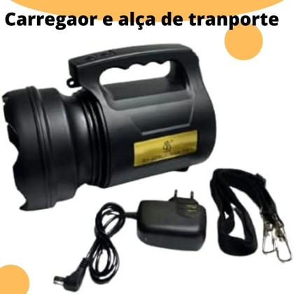 Imagem de Lanterna Holofote B-Max LED 30W Recarregável TD-6000A T6 Ideal para Pesca, Trilha e Camping