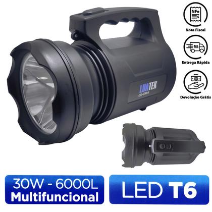 Imagem de Lanterna Holofote Led T6 30W Caça Pesca Trilha Alcance 6000 L bivolt