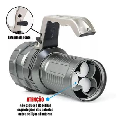 Imagem de Lanterna Holofote T6 Led Super Potente Foco Ajustável 677 Luuk Young