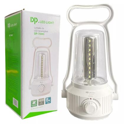 Imagem de Lanterna Lampião Recarregável Ecolux 36 Leds 1800mah Cor Branco
