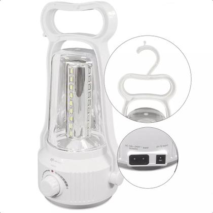Imagem de Lanterna Lampião Recarregável Ecolux 36 Leds 1800mah Cor Branco