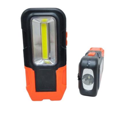 Imagem de Lanterna Laranja Imã Giratório 2 Tipos De Iluminação Mecânico