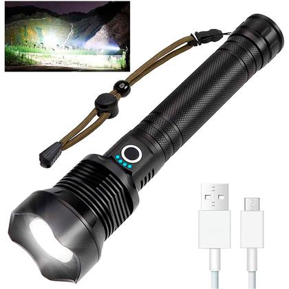 Imagem de Lanterna Laser Tática Titanium Pro Camping T9 Trilha Led Usb