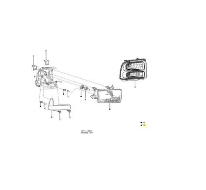 Imagem de Lanterna Lateral Dianteira Ld Cristal Ford F-250 2003 À 2006