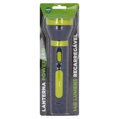 Imagem de Lanterna LED 140 Lumens Mor Recarregavel Original Resistente