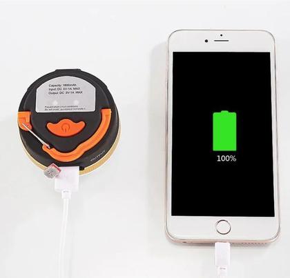 Imagem de Lanterna Led Camping Barraca Lâmpada Pesca Recarregável Usb