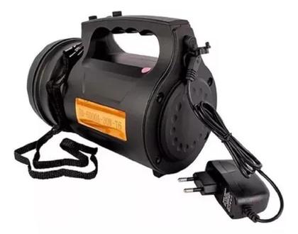 Imagem de Lanterna Led Holofóte Recarregável 30w T6 Alta Potência