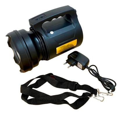 Imagem de Lanterna LED Portátil Holofote grande Canhão de Luz 300W Recarregável Spot FLASH LIGHT - Lelong