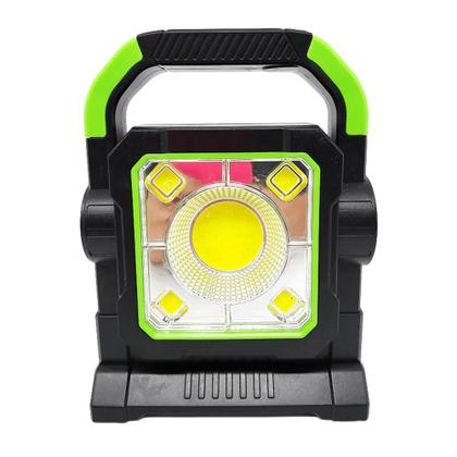 Imagem de Lanterna LED Portátil Recarregável Via Cabo e Solar Econômica Inovador Resistente HC7078A