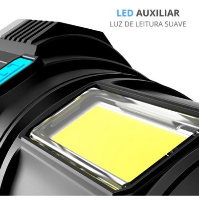 Imagem de Lanterna Led Potente Recarregável Usb Portátil De Longo Alcance 4 Leds L-19 Luuk Young