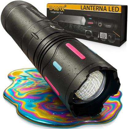 Imagem de Lanterna LED Recarregável, Tática Militar 10000 Lumens, USB, Super Potente, Resistente à Água, Ideal