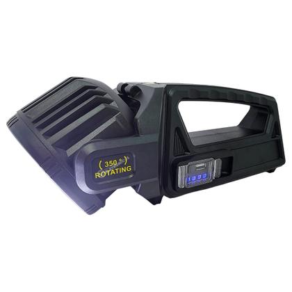 Imagem de Lanterna LED Super Brilhante Multifuncional Rotativa Alta Capacidade Solar Recarregável LK3124