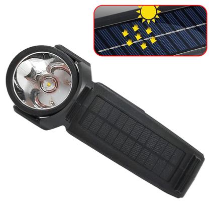 Imagem de Lanterna LED Super Brilhante Multifuncional Rotativa Alta Capacidade Solar Recarregável LK3124