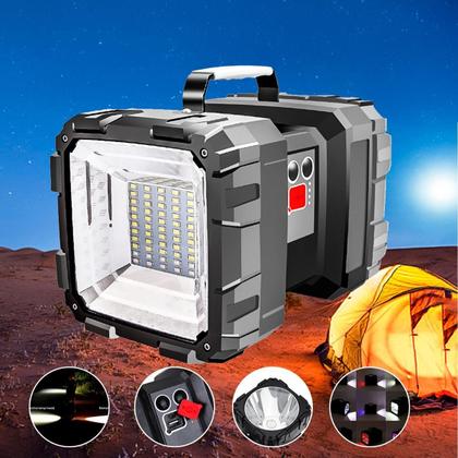 Imagem de Lanterna Led Tática Multifuncional Recarregável Portátil