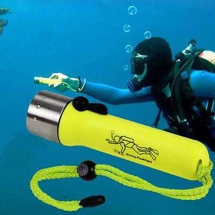 Imagem de Lanterna P/ Mergulho Prova DAgua Equipamento Durável Resistente Scuba Diving - KA-L1330 - DS