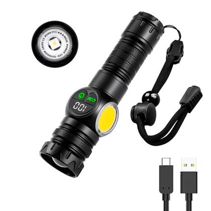 Imagem de Lanterna portátil magnética recarregável com COB LED de alta potência - B-MAX