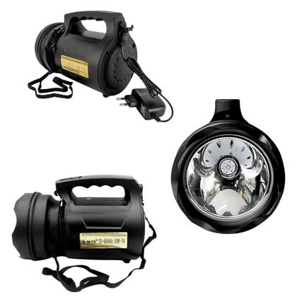 Imagem de Lanterna Recarregável LED Holofote 30 W TD-6000A T6 - B-MAX