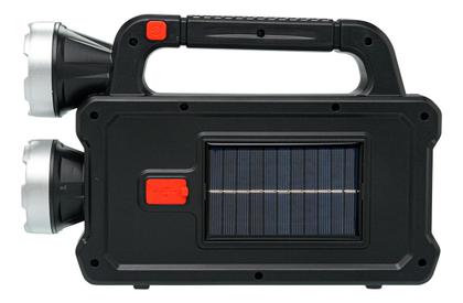 Imagem de Lanterna Solar Led Dupla 3 Lâmpadas Recarregável Usb