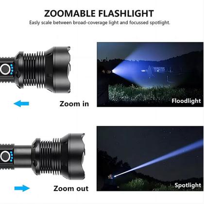 Imagem de Lanterna Tática Militar Led P70 Ultra Potente Mais Forte