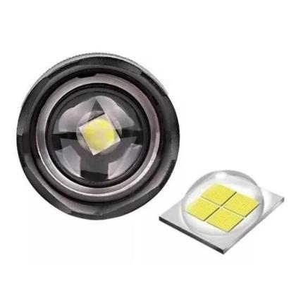 Imagem de Lanterna Tática Militar Led Recarregável T9 Zoom Bateria USB