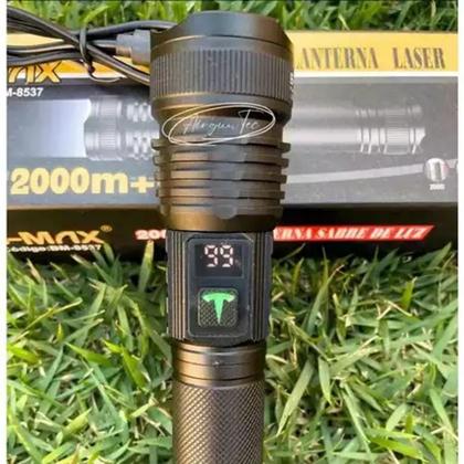 Imagem de Lanterna tática Militar Original B-max 8537 Laser Sabre De Luz Zoom 2km Visor Led - Envio Rápido