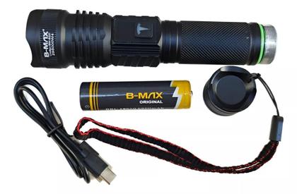 Imagem de Lanterna tática Militar Original B-max 8537 Laser Sabre De Luz Zoom 2km Visor Led - Envio Rápido